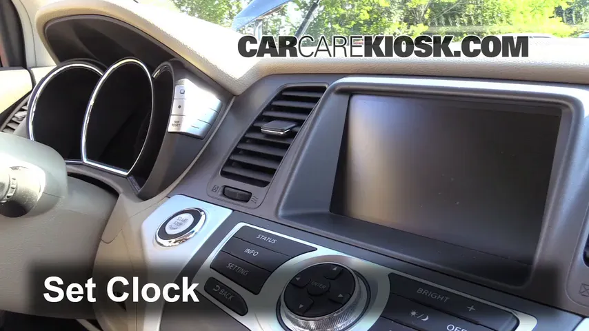 2012 Nissan Murano SL 3.5L V6 Clock